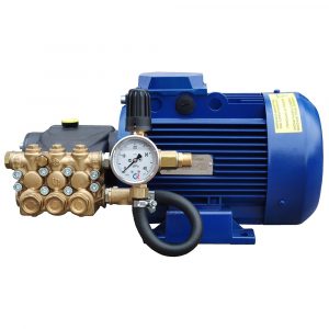 Аппарат ПОСЕЙДОН E5-180-16М1-UD-HOT (5,5 кВт, работающий с горячей водой до 70⁰С, 180бар при 16л/мин, регулятор давления, манометр, замкнутый байпас)